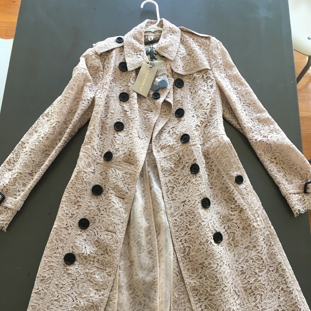 Burberry lace coat